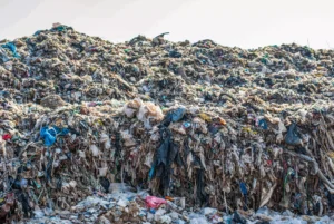 Dump of trash created by the Fashion Industry
